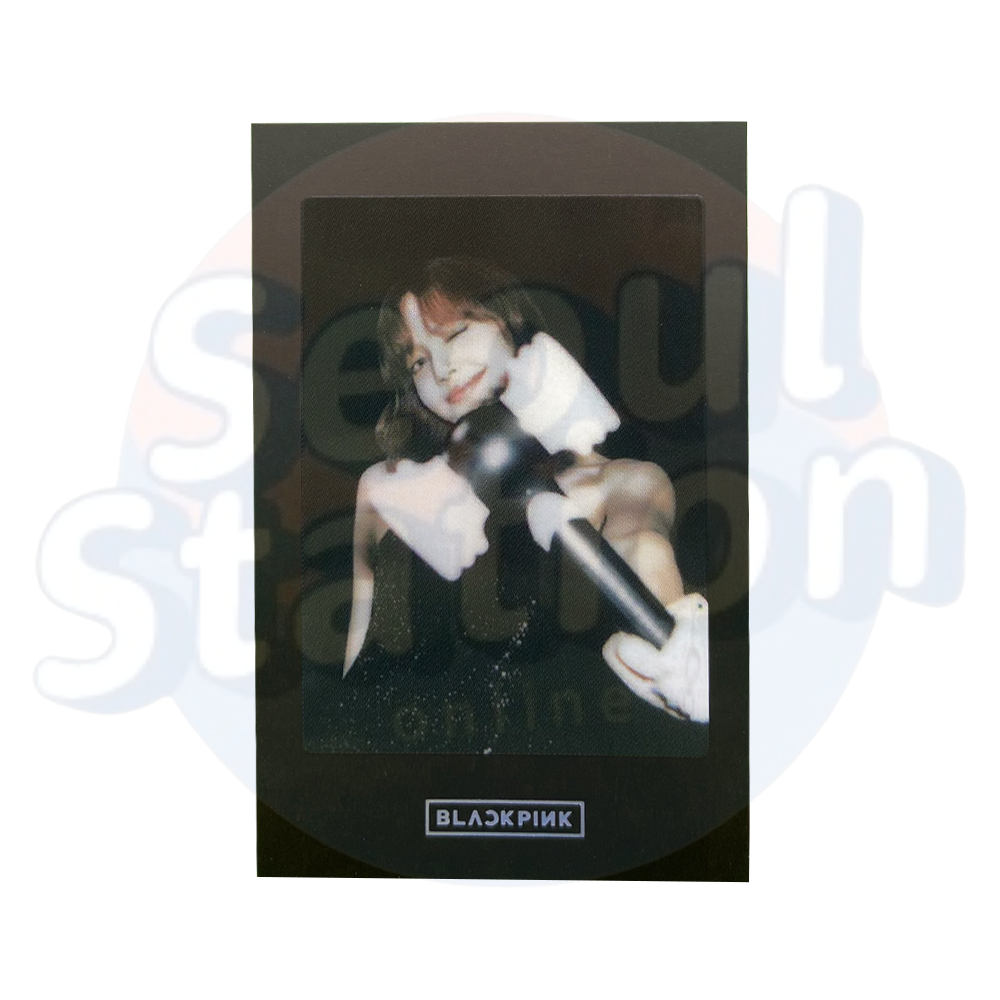BLACKPINK - Official Lightstick Ver.2 - Polaroid Photo Card (black) lisa