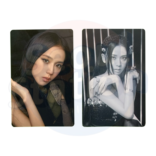 BLACKPINK - BORN PINK - YG SELECT - DIGIPACK VER. (Grey Back) Photo Card - PRODUKTIONSFEHLER (bitte Beschreibung lesen) - JISOO