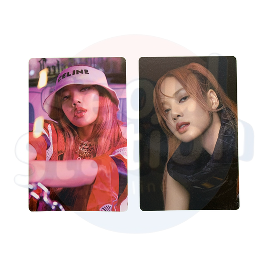 BLACKPINK - BORN PINK - YG SELECT - DIGIPACK VER. (Grey Back) Photo Card - PRODUKTIONSFEHLER (bitte Beschreibung lesen) - LISA