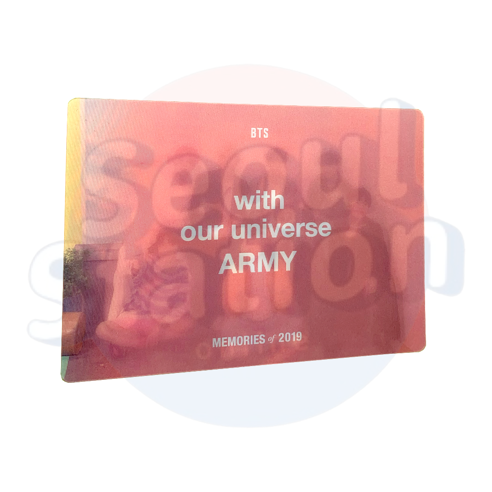 BTS - Memories of 2019 - WEVERSE Lenticular Standing Card