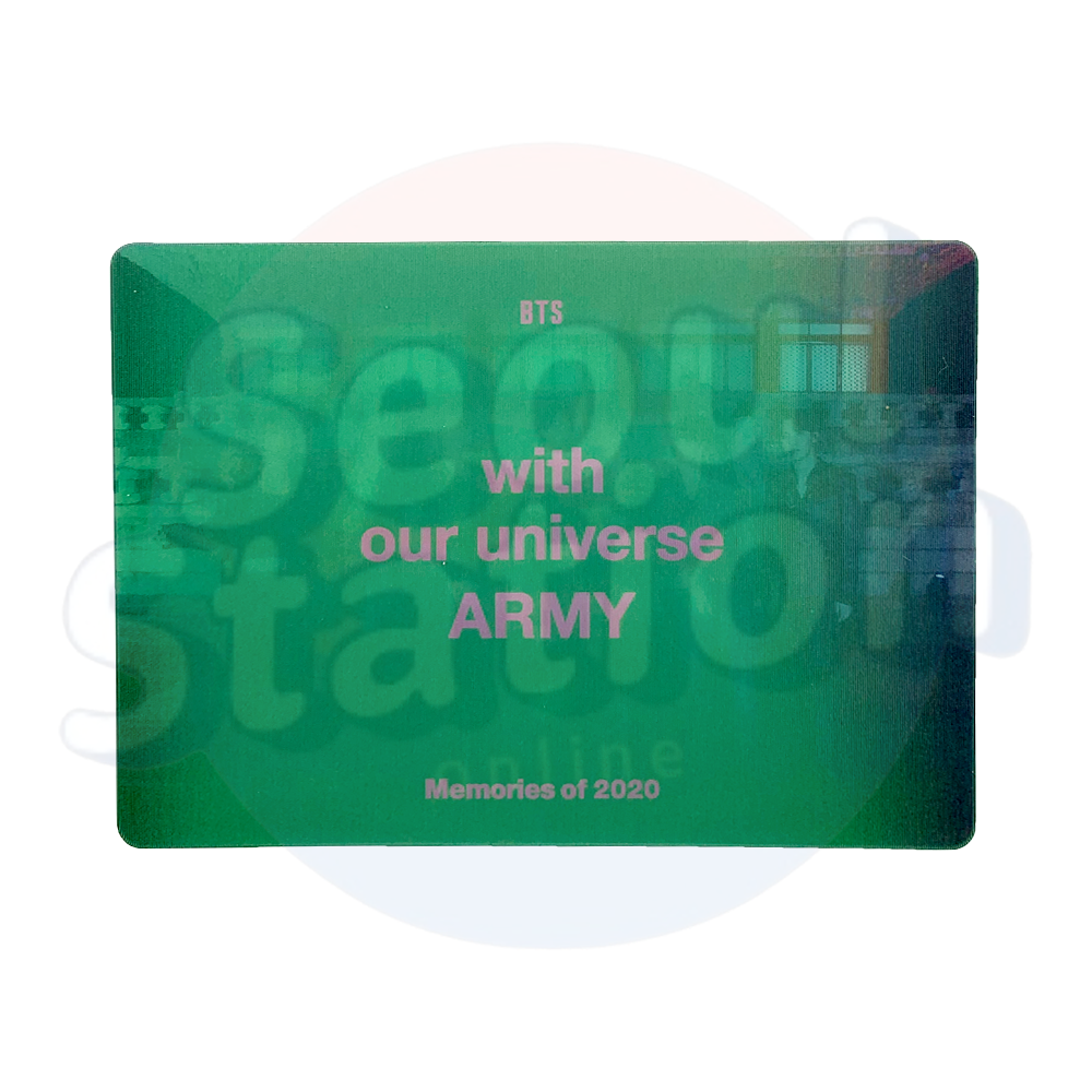 BTS - Memories of 2020 - WEVERSE Lenticular Standing Card
