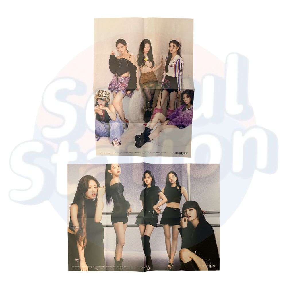 ITZY - CHESHIRE - Limited Edition Folded Poster - B-STOCK (Please