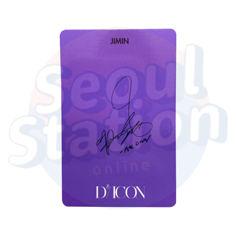 BTS - D'ICON - Photo Card 101 Custom Book - Photo Card - Jimin Version