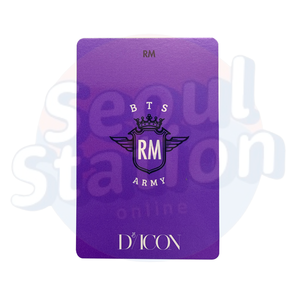 BTS - D'ICON - Photo Card 101 Custom Book - Photo Card - RM Version
