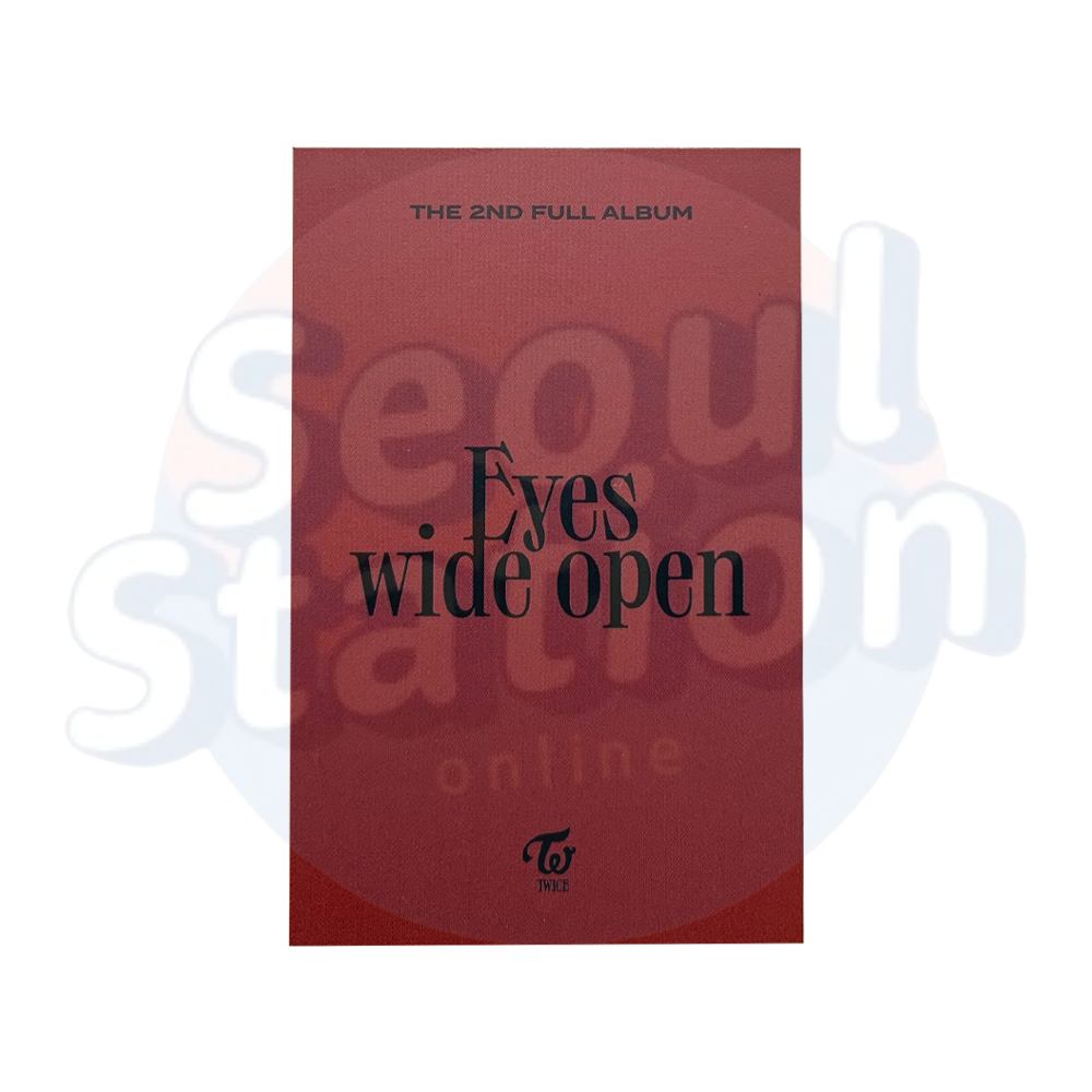 TWICE - Eyes Wide Open - Withdrama Holo Photo Card