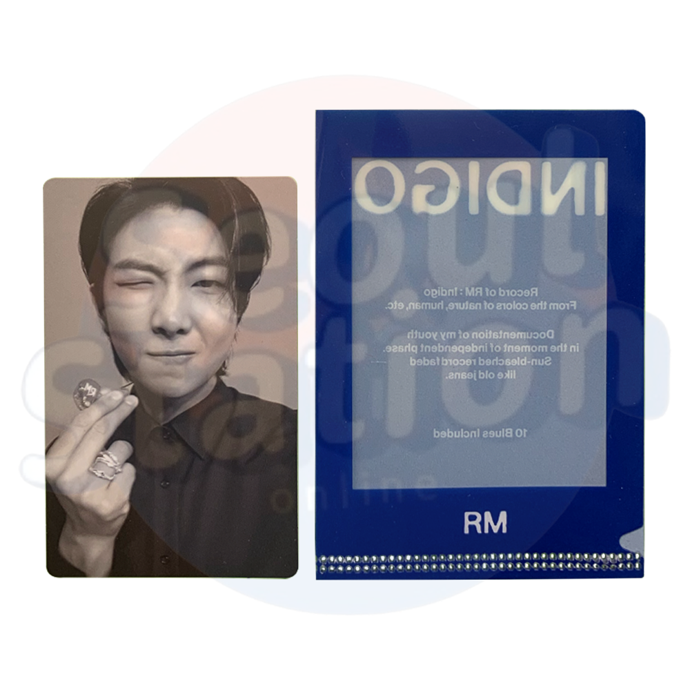 RM (BTS) - 1st Solo Album 'INDIGO' - WEVERSE Photocard + Mini L