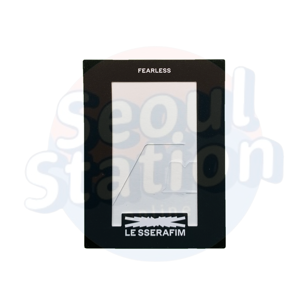 LE SSERAFIM - I'M FEARLESS - WEVERSE Photo Card Frame Black