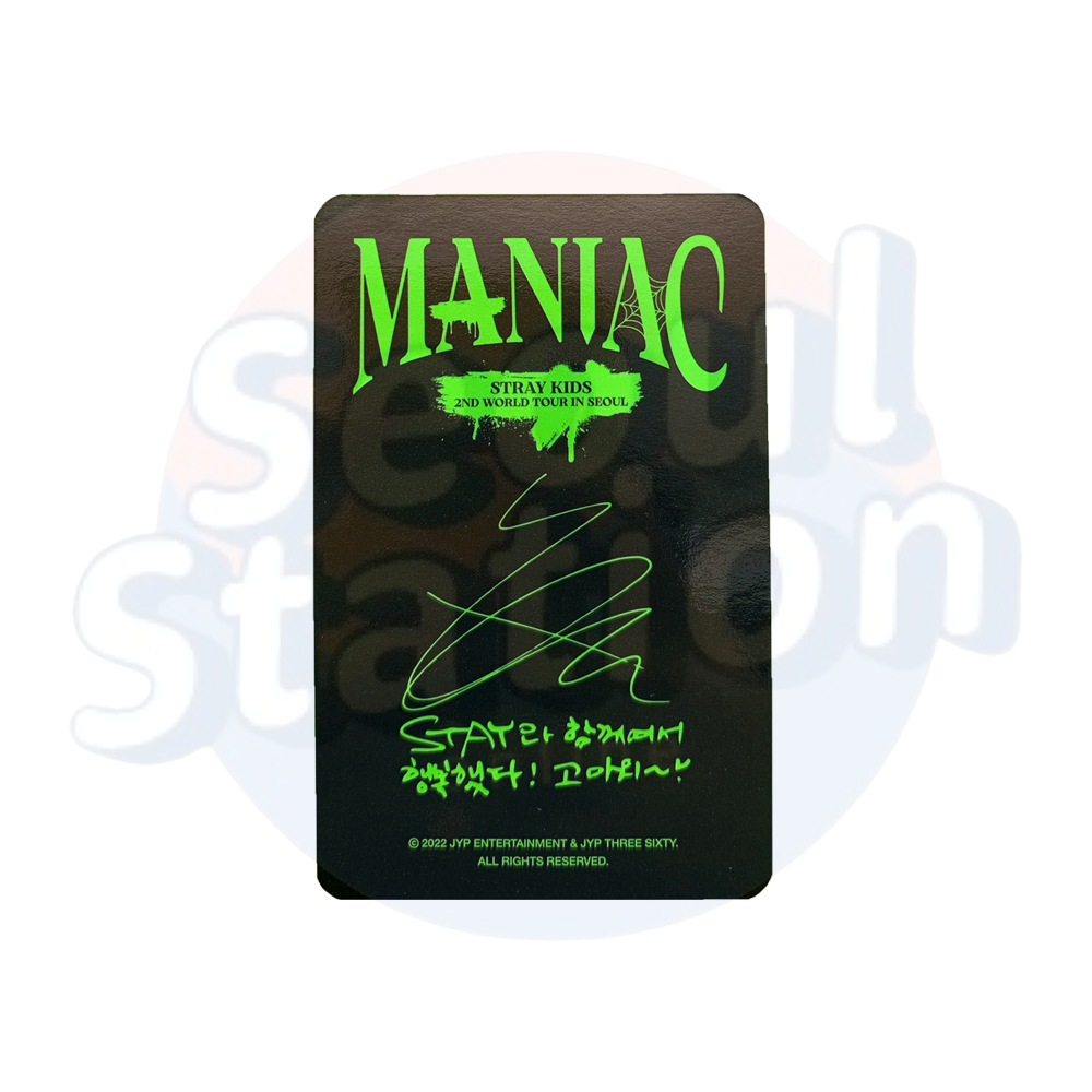 Stray Kids - Hyunjin - 2nd WORLD TOUR - MANIAC IN SEOUL - Photo Card