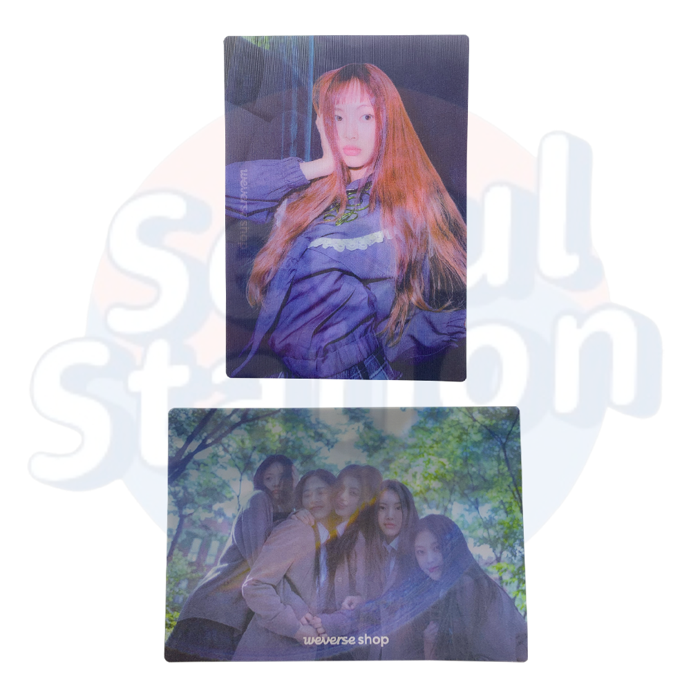 NewJeans - OMG - 1st Single Album - Weverse Lenticular Post Card hyein