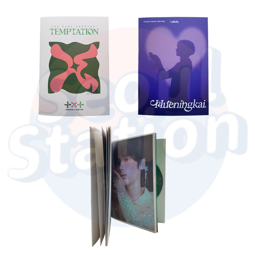 TXT - The Name Chapter : TEMPTATION - Lullaby Ver. Photobook + CD huening kai
