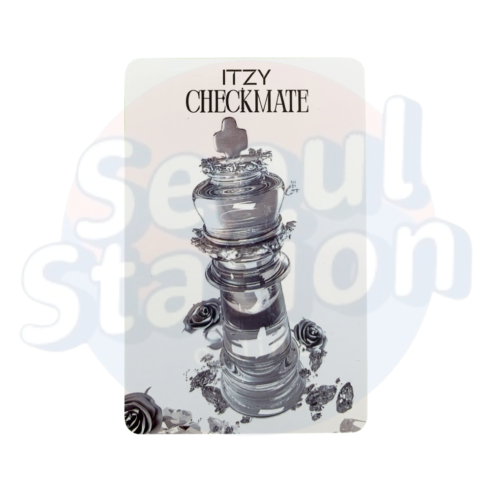 ITZY - CHECKMATE - Photo Card - Rose Ver. (white back)