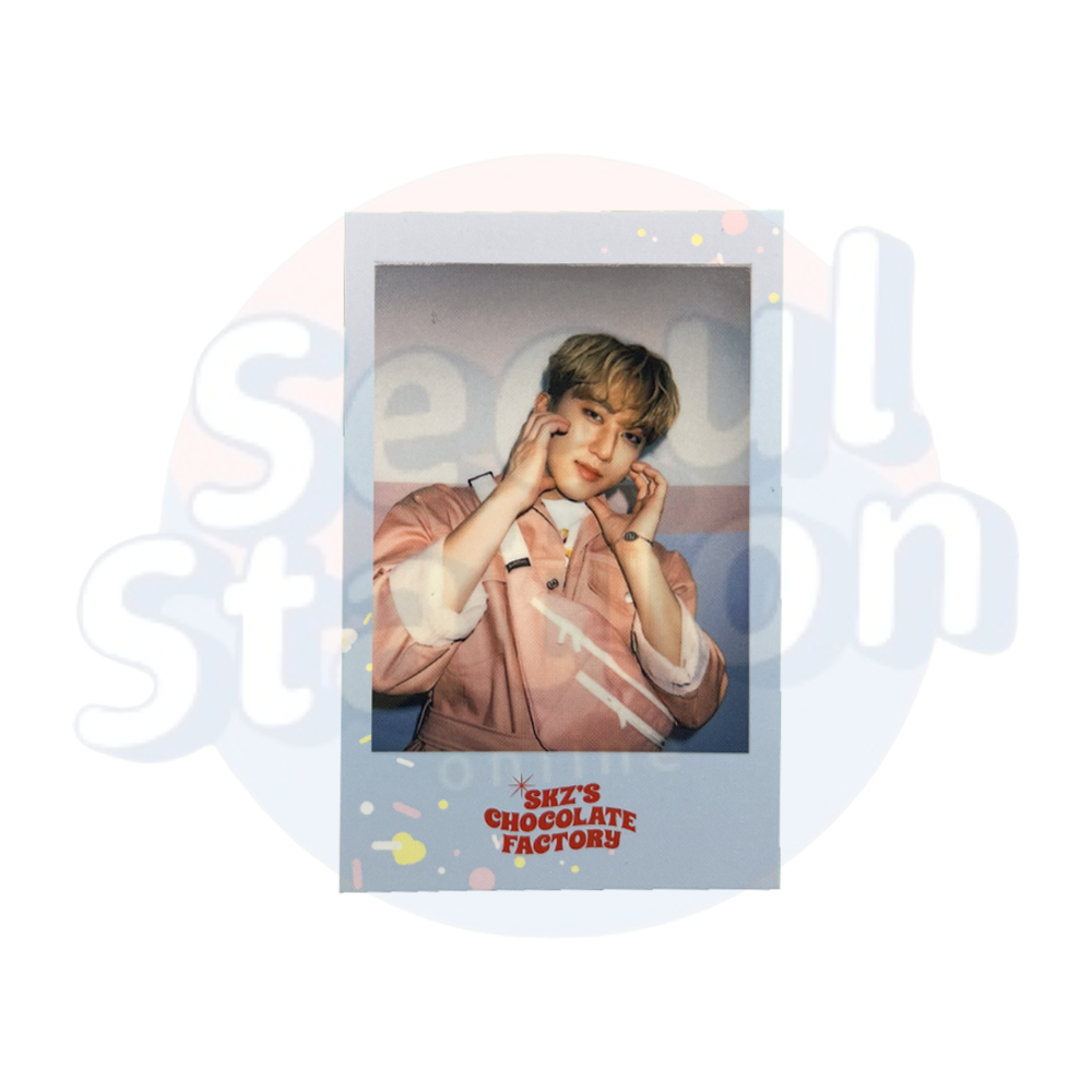 Stray Kids - Changbin - 2ND #LoveStay 'SKZ'S Chocolate Factory' - Polaroid Touching cheeks