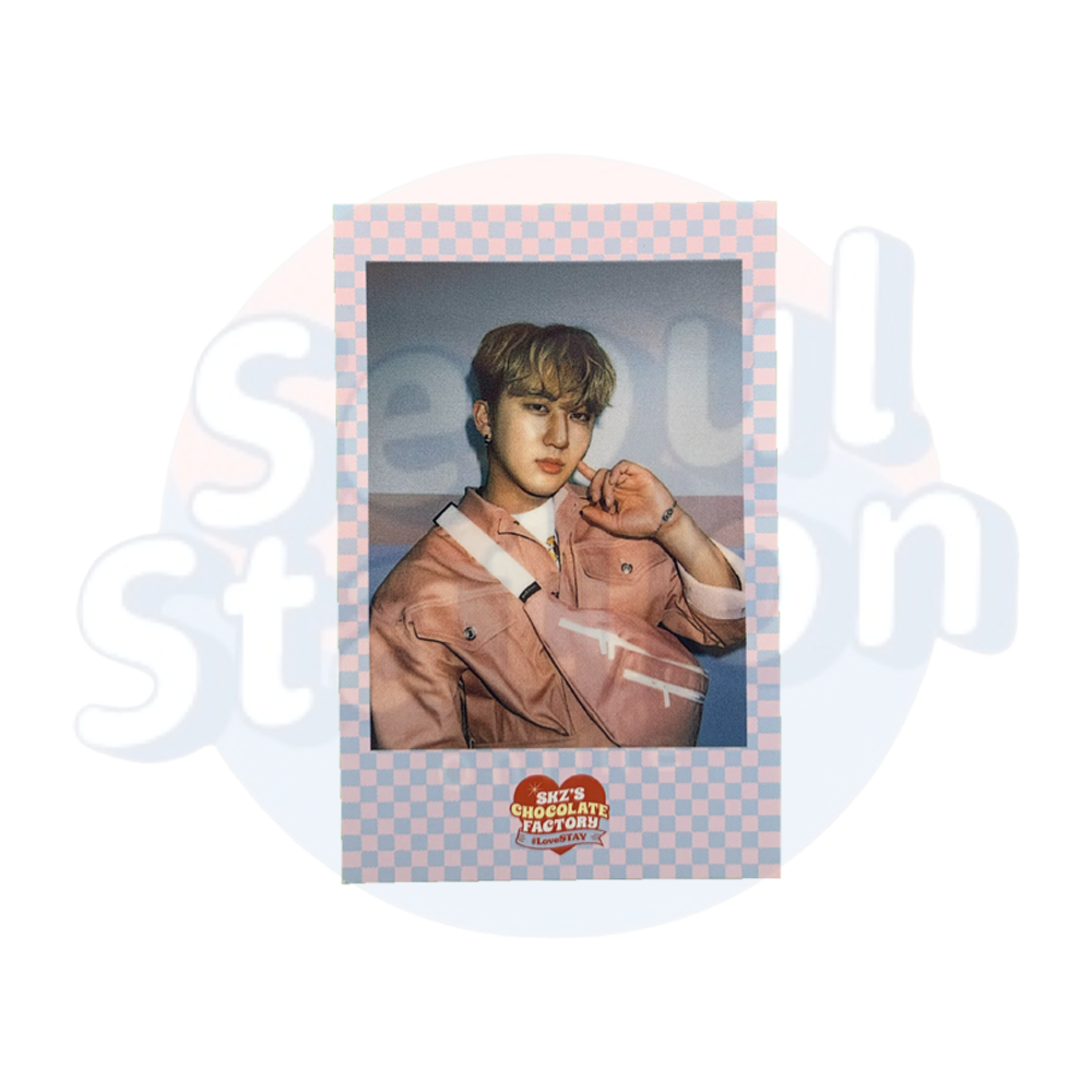 Stray Kids - Changbin - 2ND #LoveStay 'SKZ'S Chocolate Factory' - SKZOO Version Polaroid Poking cheek