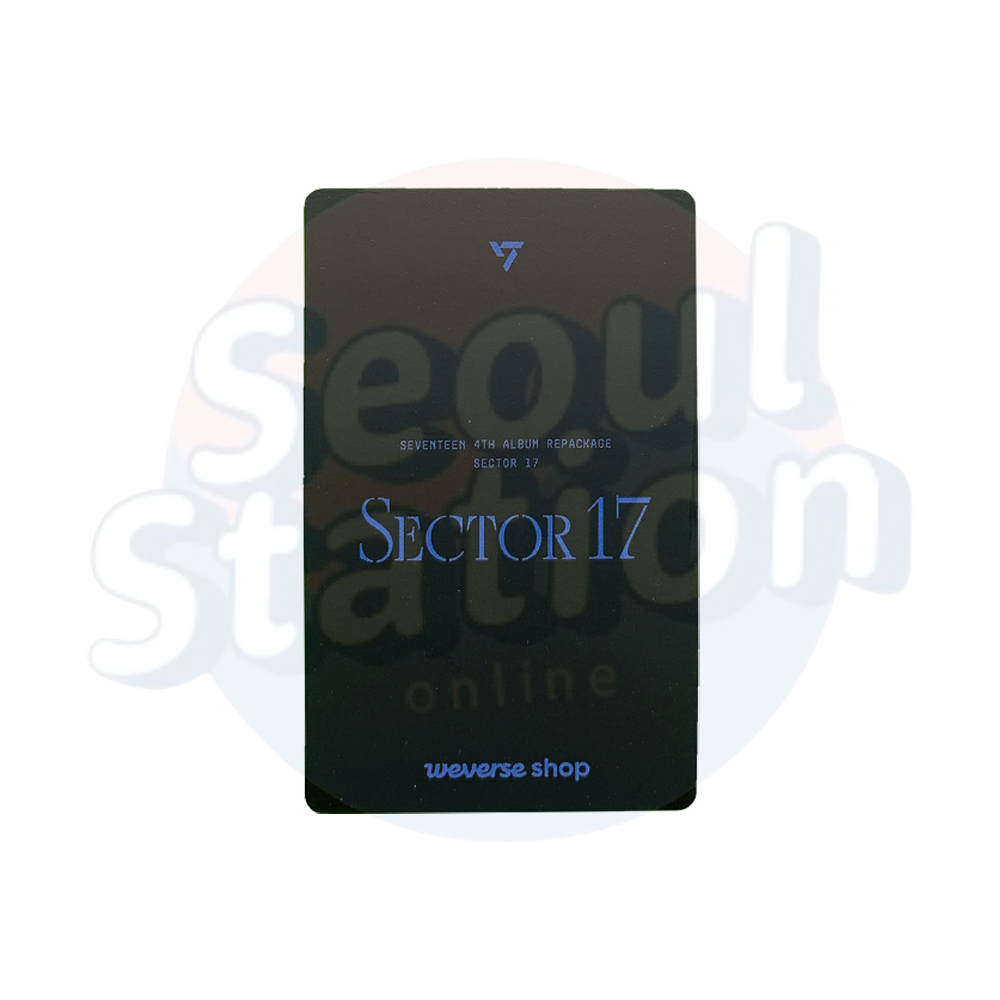 SEVENTEEN - SECTOR 17 - WEVERSE Lenticular Photo Card (Black Back)