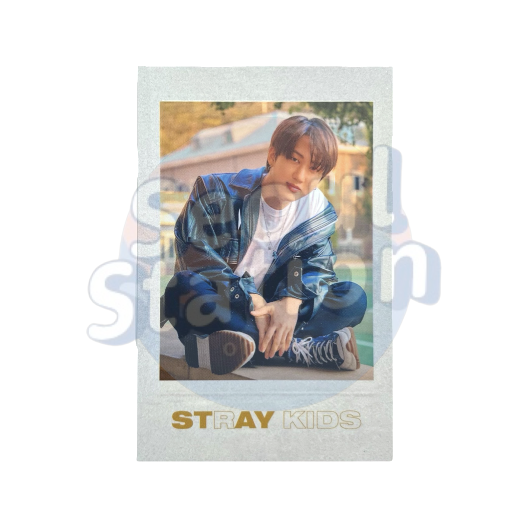 Stray Kids - Changbin - Unlock: Go Live In Life - Polaroid sitting down crossed legs