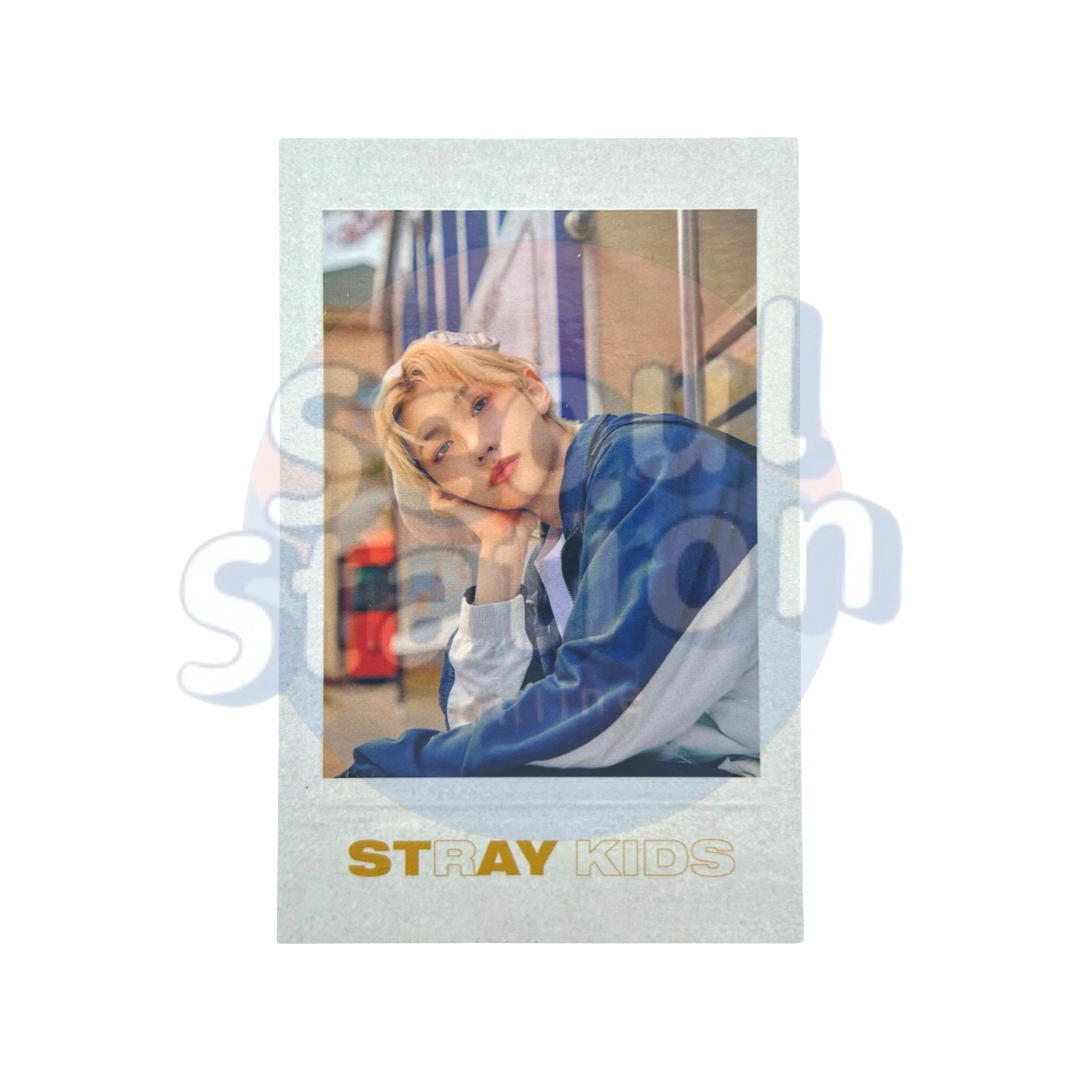 Stray Kids - Felix - Unlock: Go Live In Life - Polaroid 1 hand on face
