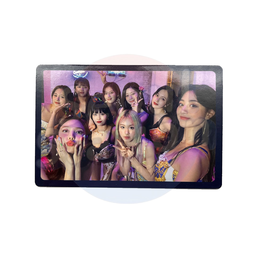 TWICE - Taste of Love - Fallen Ver. (Dark Blue) Photo Card