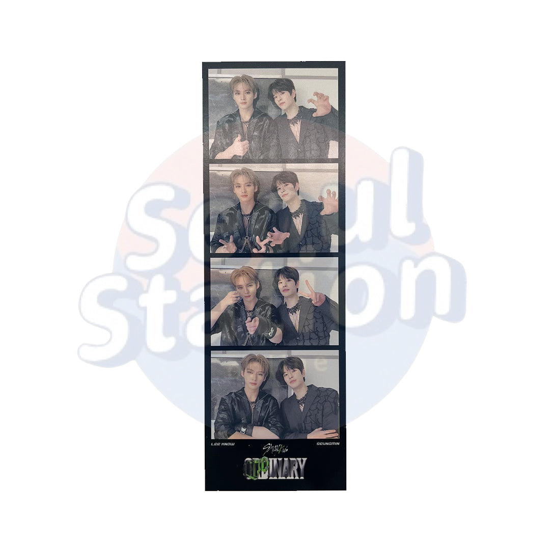 Stray Kids - ODDINARY - Soundwave 1st Round Unit 4-Cut Photo Strip Lee Know Seungmin