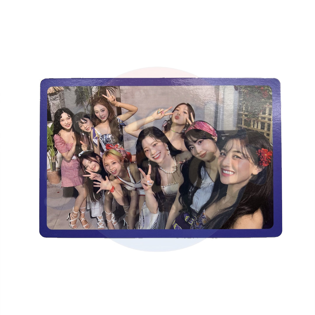 TWICE - Taste of Love - Taste Ver. (White & Light Blue) Photo Card