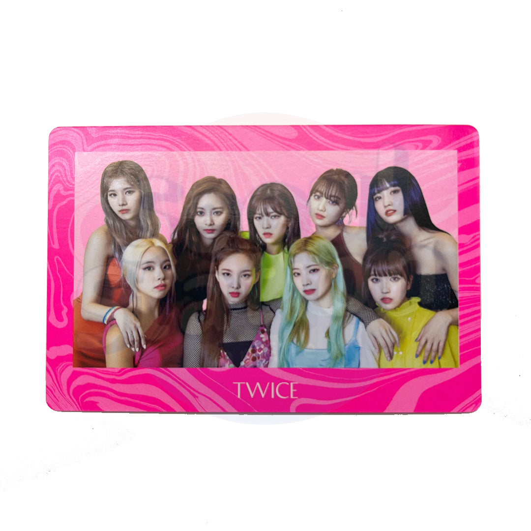 TWICE - Fancy You - A Version (Pink Swirls) Photo Card