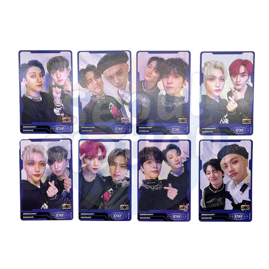 Stray Kids - ODDINARY - Scanning Version - Trading Unit Photo Cards (Blue)