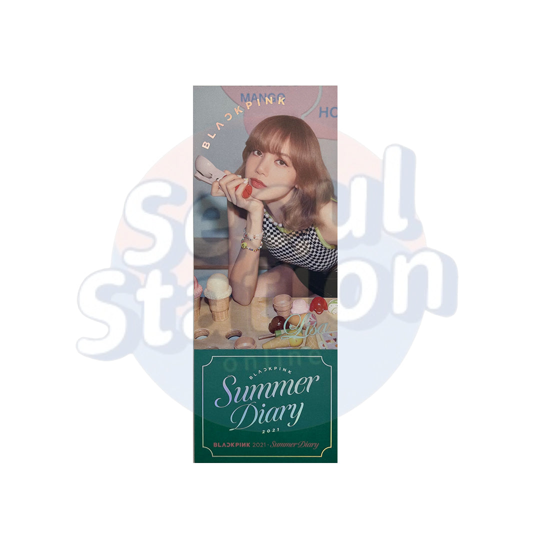 BLACKPINK - 2021 Summer Diary - Ticket Bookmark Lisa