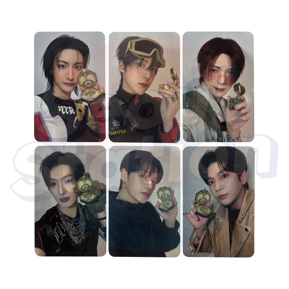 ATEEZ - ANITEEZ IN TREASURE - OFFICIAL MD Photocard - Compass Ver.
