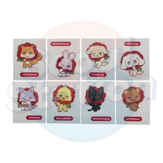 ATEEZ - GOLDEN HOUR Part.3 - 'In Your Fantasy' Edition- SOUNDWAVE Removable Sticker Seal