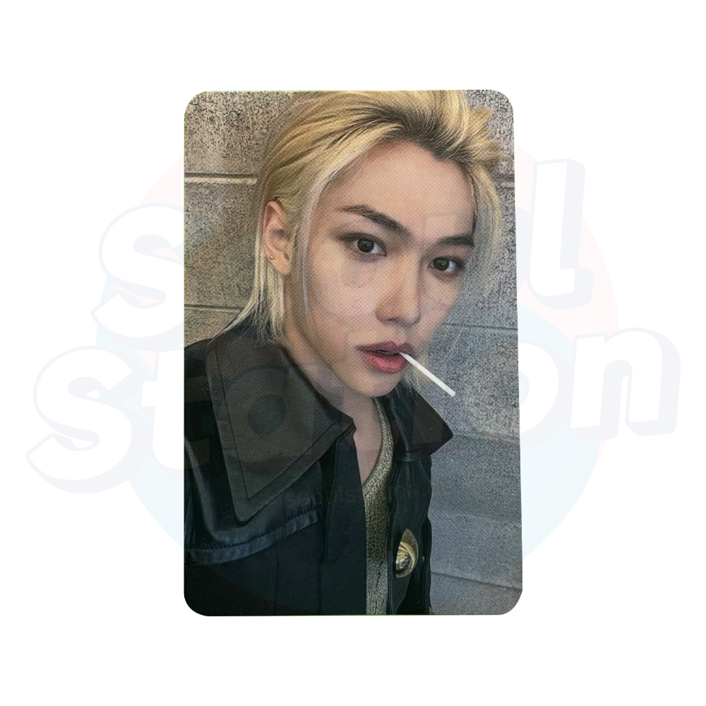 Stray Kids - 樂 - STAR - ROCK STAR - 5th Lucky Draw Event - Soundwave Photo Card (RED back) felix
