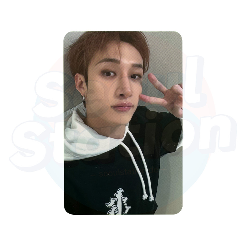 Stray Kids - 樂-STAR - ROCK STAR - 5th Lucky Draw Event - Soundwave Photo Card (GREEN back) bang chan