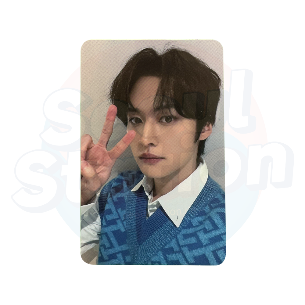 Stray Kids - 樂-STAR - ROCK STAR - 5th Lucky Draw Event - Soundwave Photo Card (GREEN back) lee know