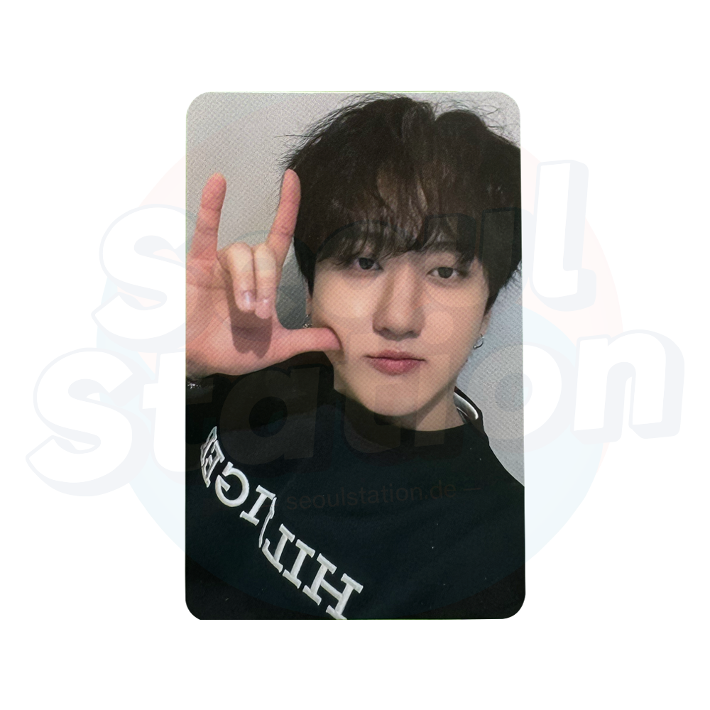Stray Kids - 樂-STAR - ROCK STAR - 5th Lucky Draw Event - Soundwave Photo Card (GREEN back) changbin