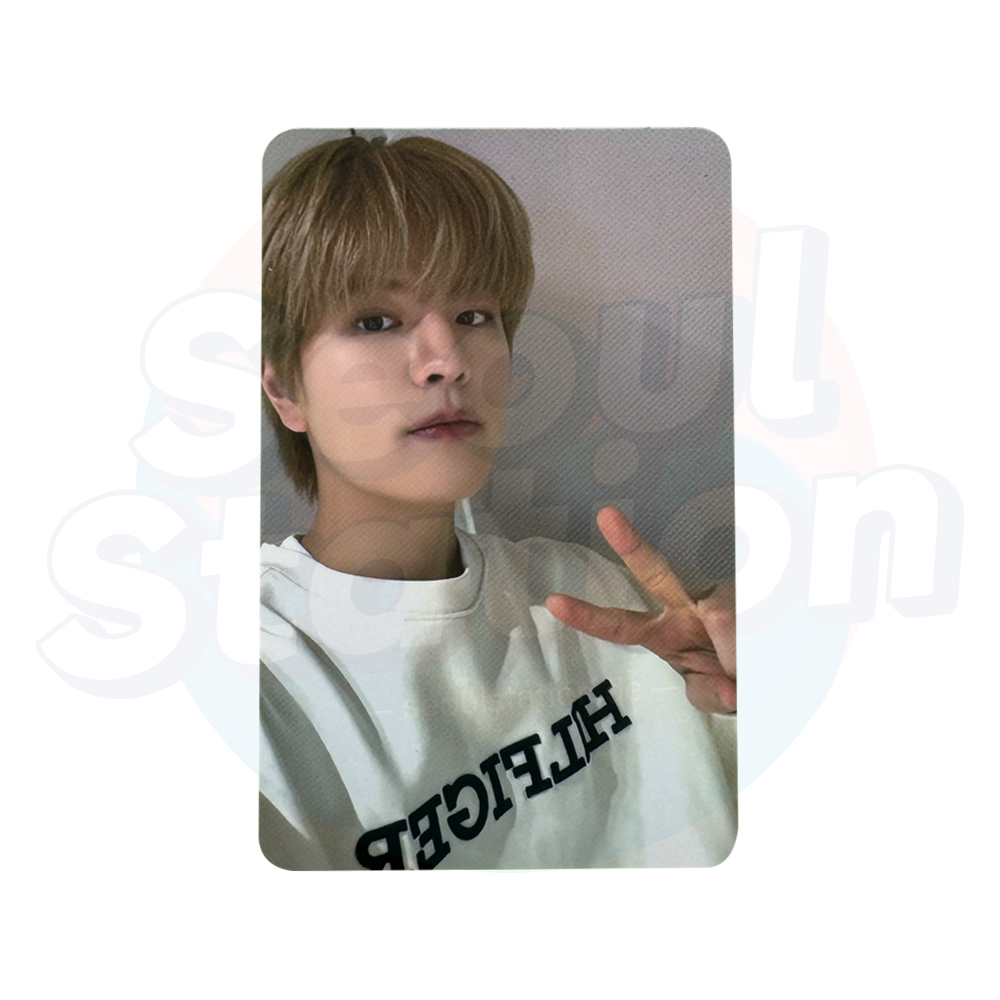 Stray Kids - 樂-STAR - ROCK STAR - 5th Lucky Draw Event - Soundwave Photo Card (GREEN back) seungmin