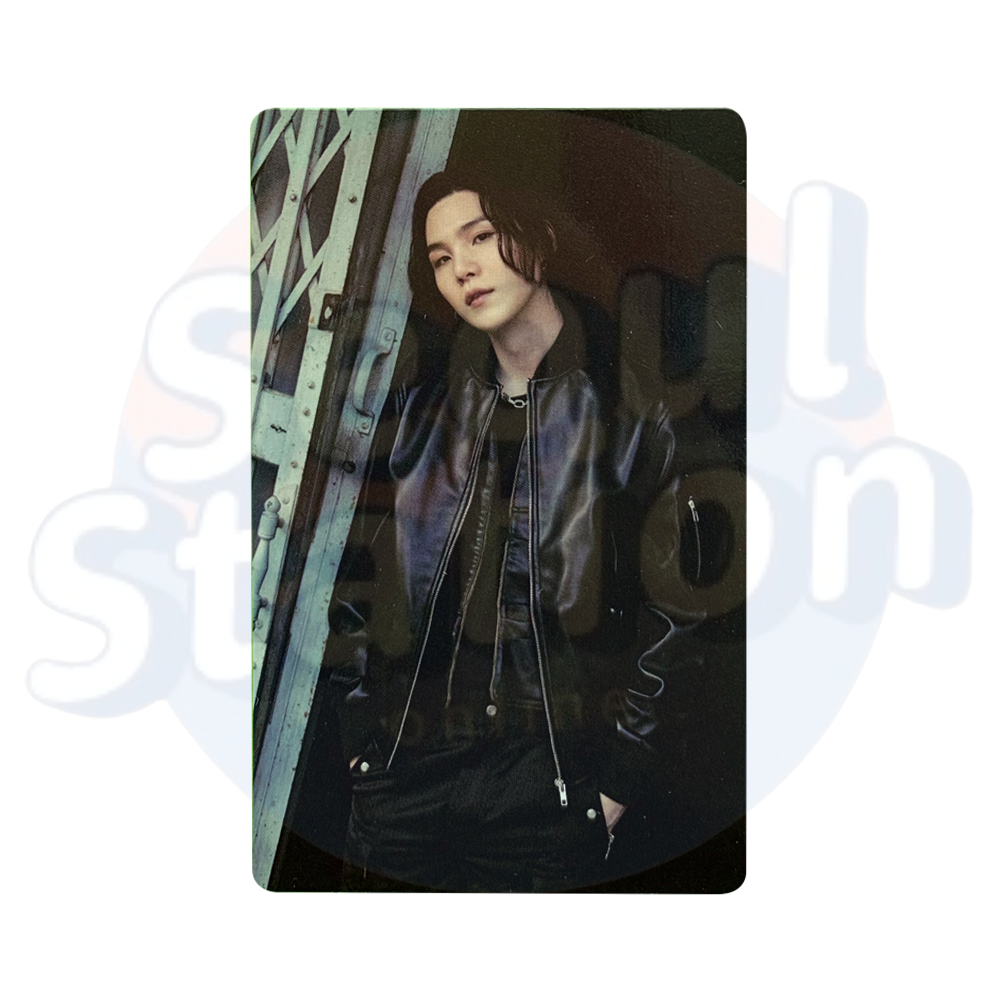 AGUST D - D-DAY - WEVERSE Photo Card dark outfit