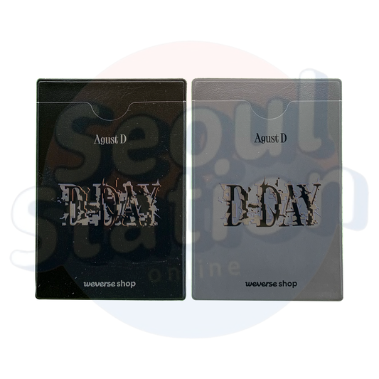 AGUST D - D-DAY - WEVERSE Photo Card Holder