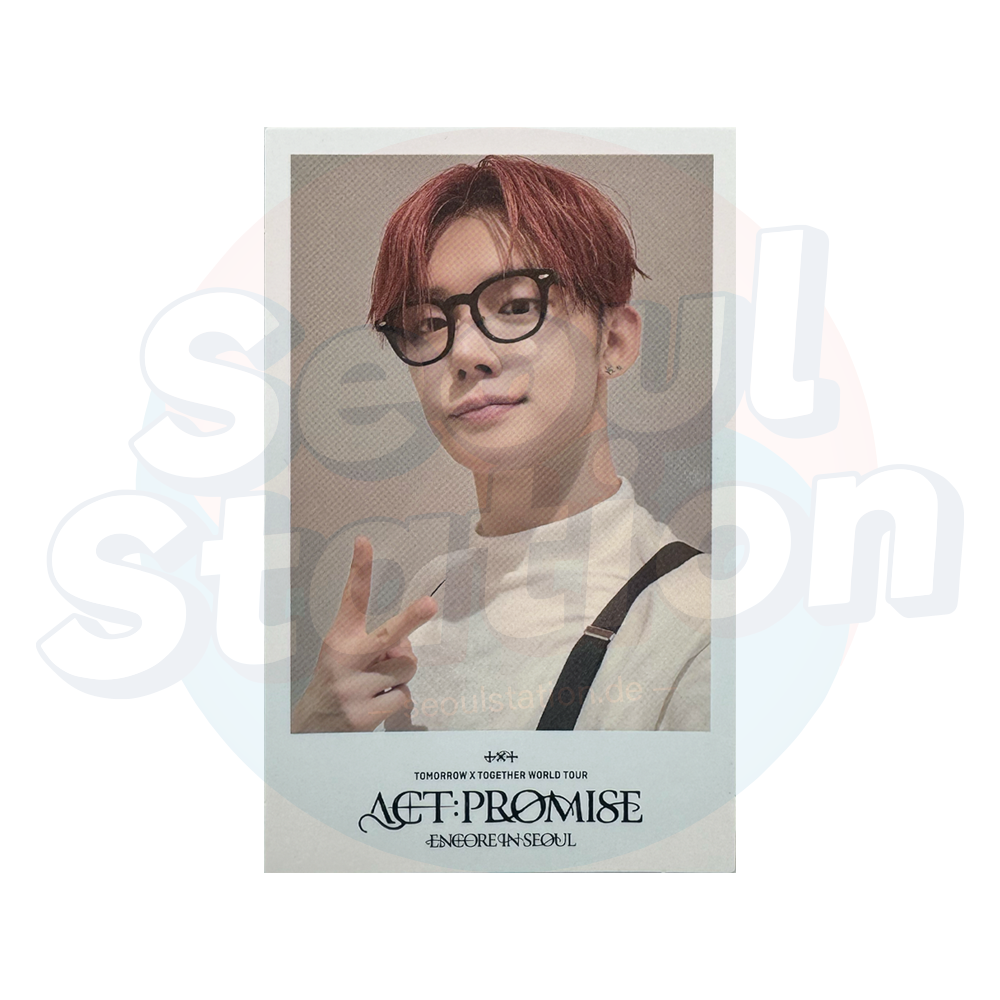 TXT - 'ACT: PROMISE' World Tour - ENCORE IN SEOUL - WEVERSE Polaroid yeonjun