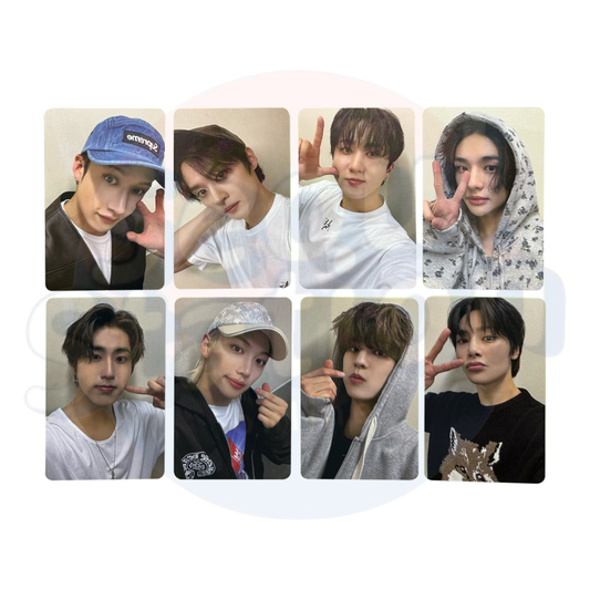 Stray Kids - 樂-STAR - ROCK STAR - Soundwave Lucky Draw Photo Card (WHITE back)