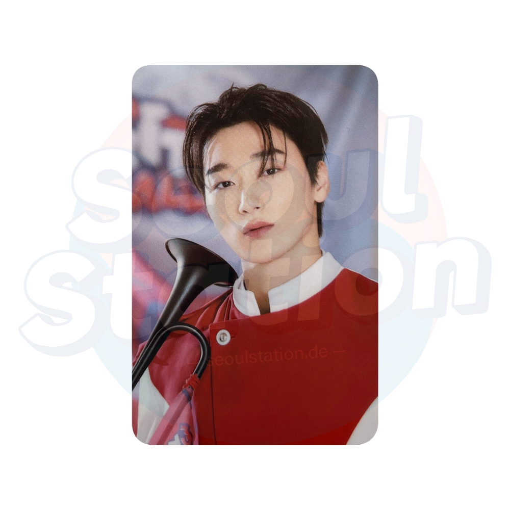 ATEEZ - ANITEEZ IN THE CALLING - ATEEZ X ANITEEZ Pop-Up Store Trading Card - SAN with trumpet
