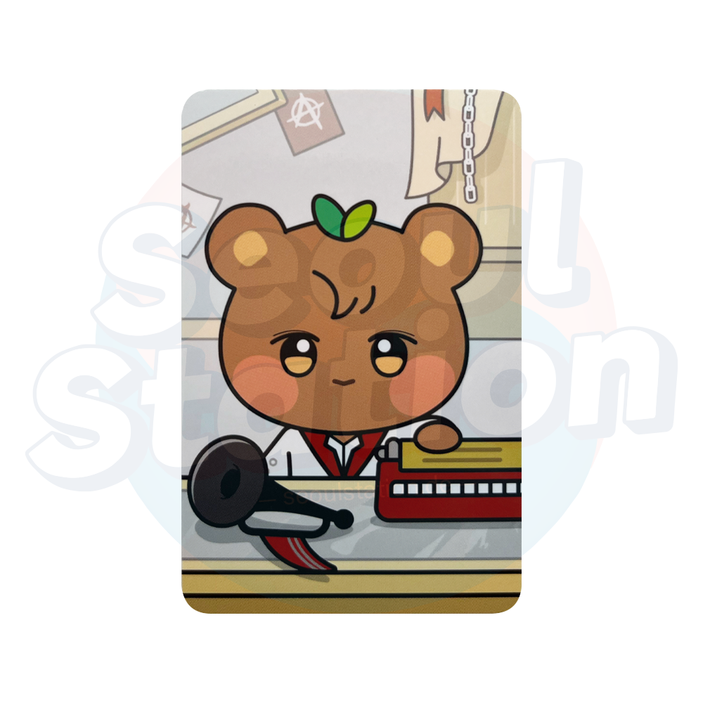 ATEEZ - ANITEEZ IN THE CALLING - ATEEZ X ANITEEZ Pop-Up Store Trading Card - ANITEEZ jjongbear