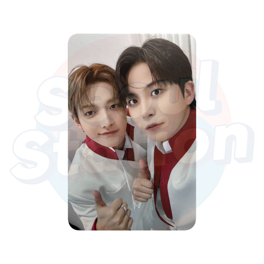 ATEEZ - ANITEEZ IN THE CALLING - ATEEZ X ANITEEZ Pop-Up Store Trading Card - UNIT Ver. hongjoong jongho thumbs up