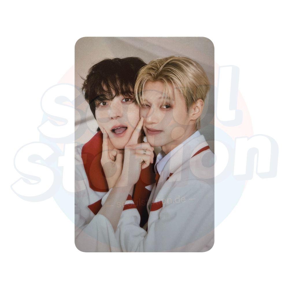 ATEEZ - ANITEEZ IN THE CALLING - ATEEZ X ANITEEZ Pop-Up Store Trading Card - UNIT Ver. wooyoung yunho poking cheek