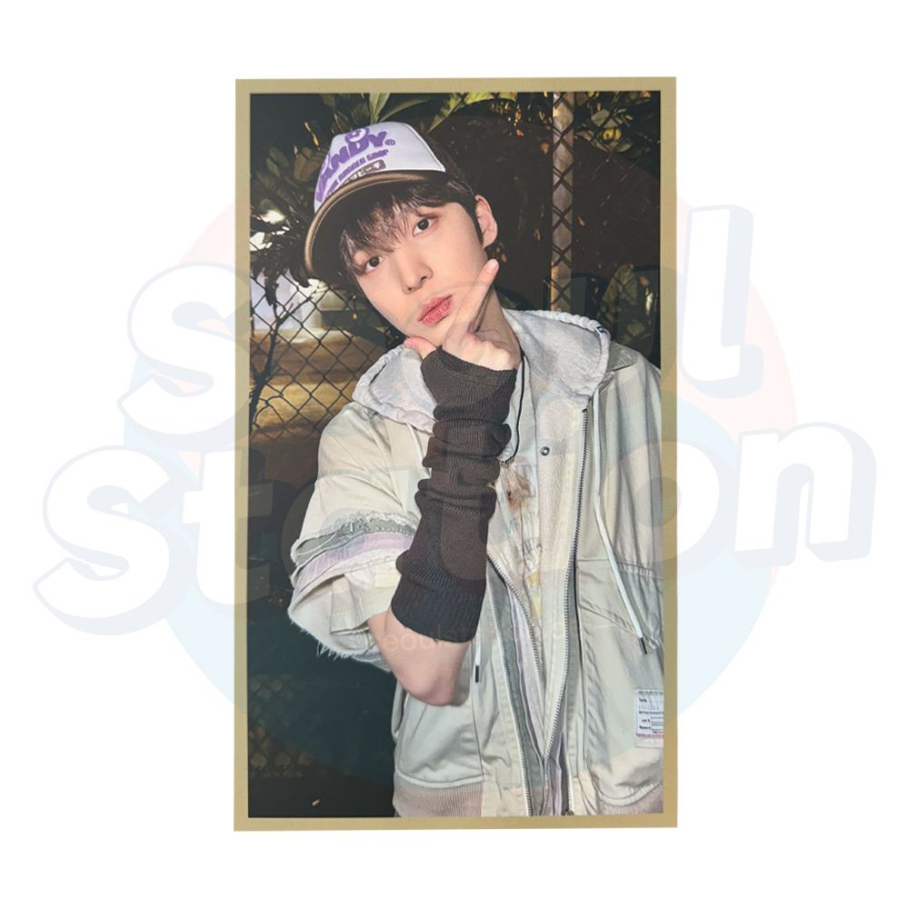 ATEEZ - GOLDEN HOUR Part.1 - Soundwave Lucky Draw Post Card yunho