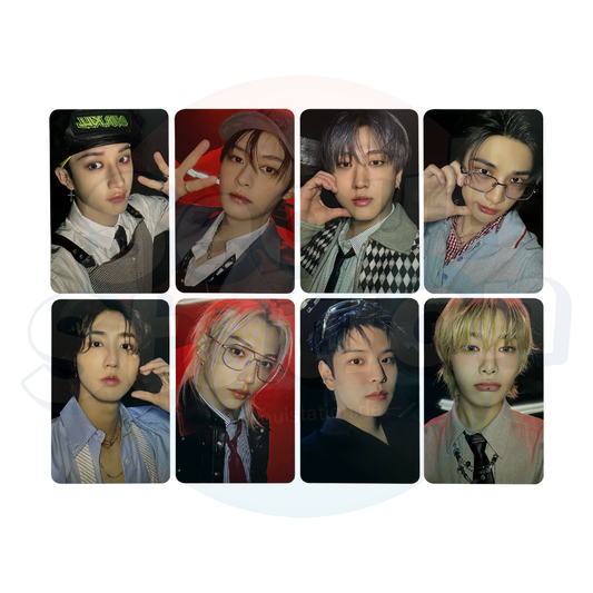 Stray Kids - ATE - Soundwave 2nd Round Lucky Draw Photo Card - SET A (black back)