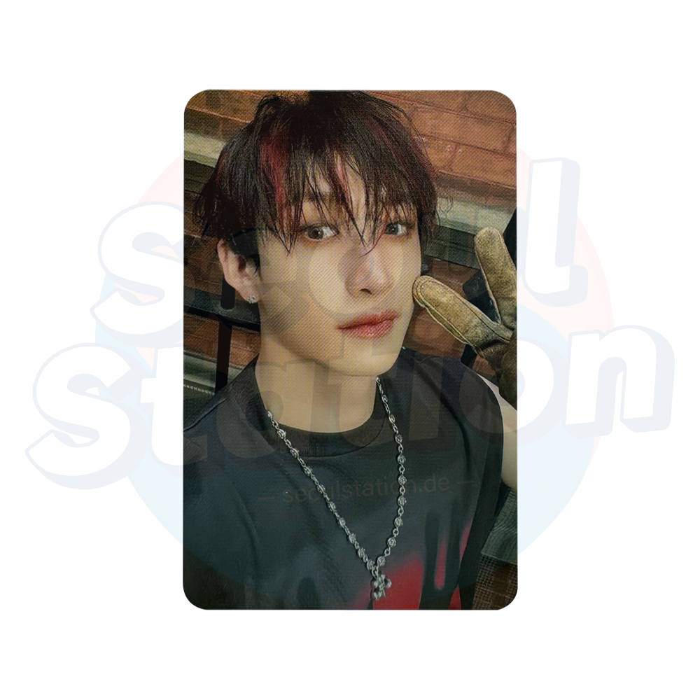 Stray Kids - ATE - Soundwave 2nd Round Lucky Draw Photo Card - SET B (red back) bang chan