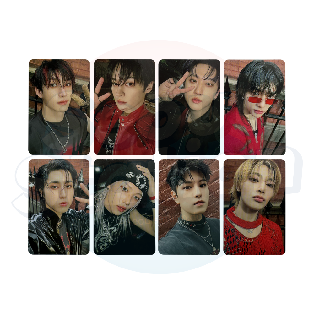 Stray Kids - ATE - Soundwave 2nd Round Lucky Draw Photo Card - SET B (red back)