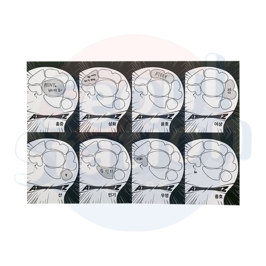 ATEEZ - THE WORLD EP.2 : OUTLAW - Soundwave Postcard front