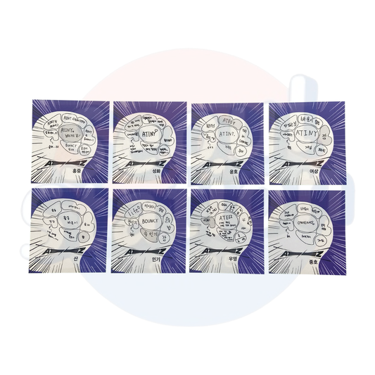 ATEEZ - THE WORLD EP.2 : OUTLAW - Soundwave Mini Sticker