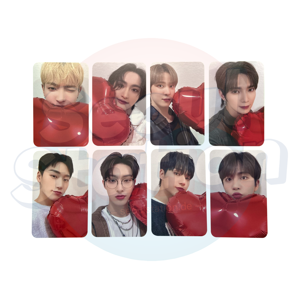 ATEEZ - THE WORLD EP.FIN : WILL - Soundwave 3rd Round Lucky Draw Photo Card (Red Heart)