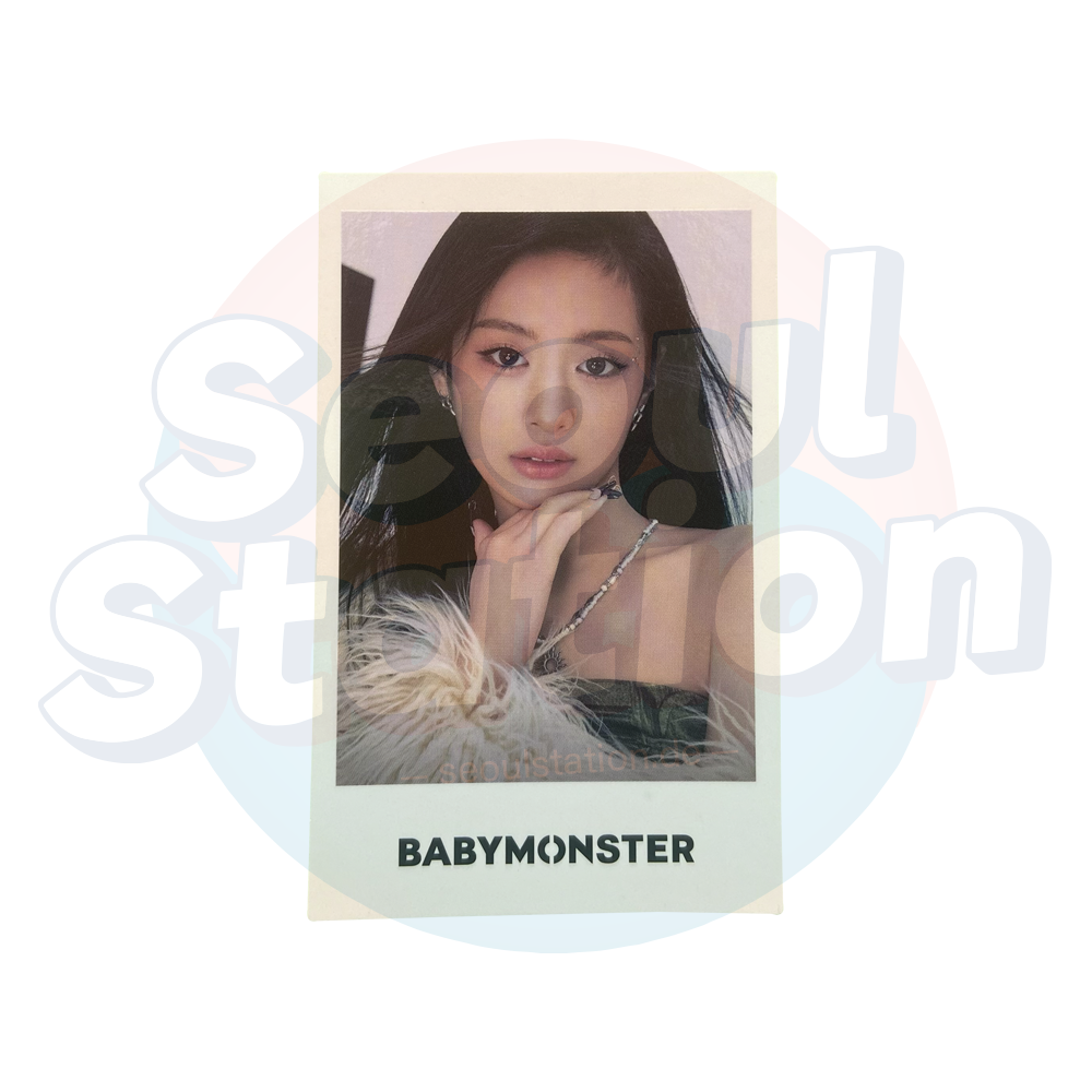 BABYMONSTER - 1st Mini Album: 'BABYMONS7ER' - Weverse Polaroid Photo Card Ahyeon