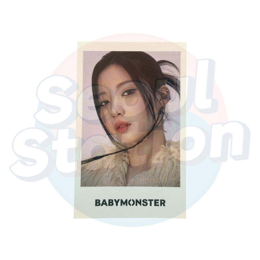 BABYMONSTER - 1st Mini Album: 'BABYMONS7ER' - Weverse Polaroid Photo Card Asa